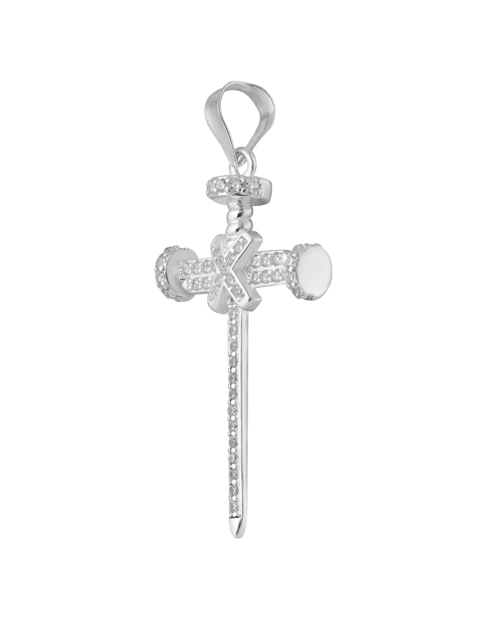 Dije de Cruz Unlimited By Ob de Plata P 925 zirconia