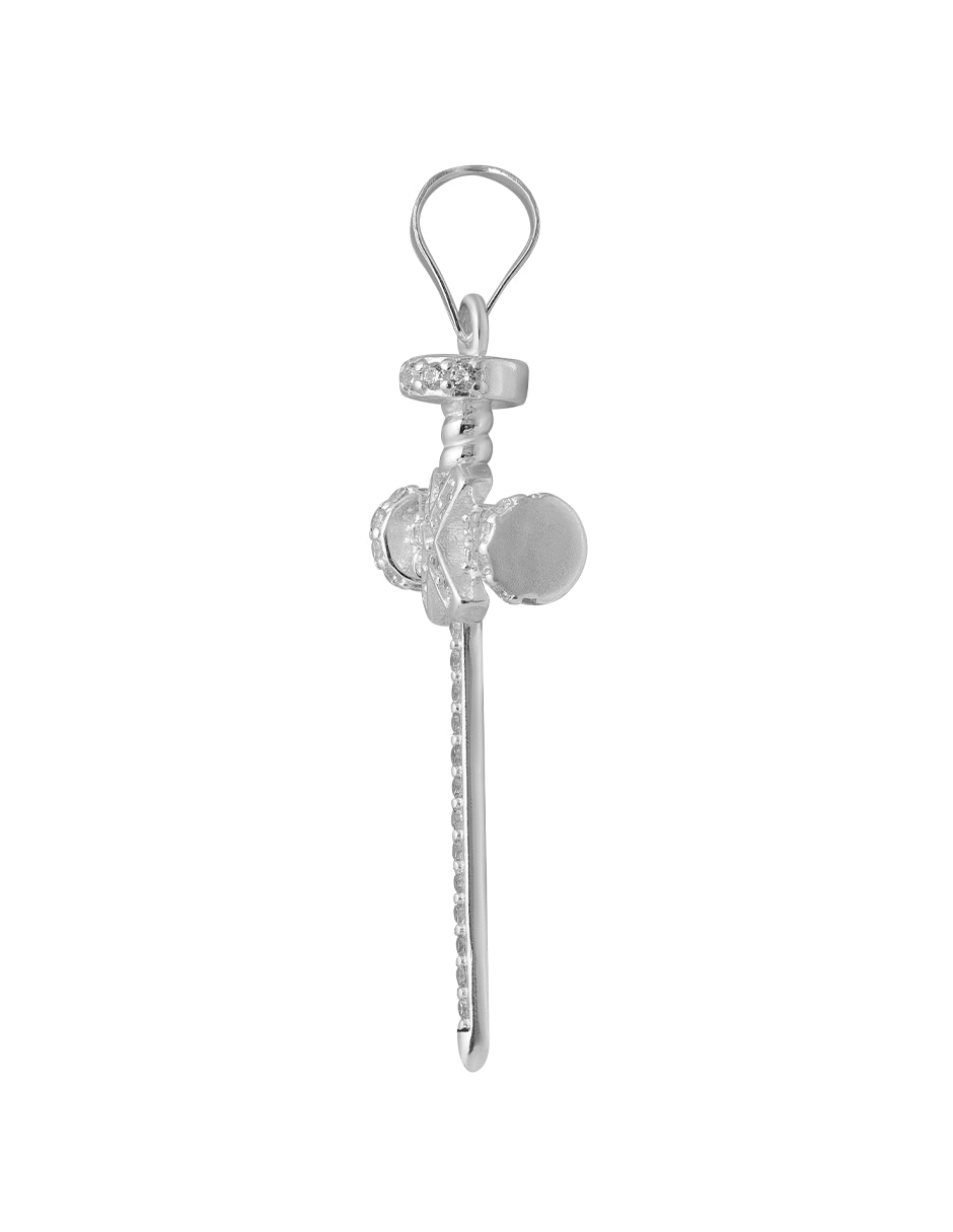 Dije de Cruz Unlimited By Ob de Plata P 925 zirconia