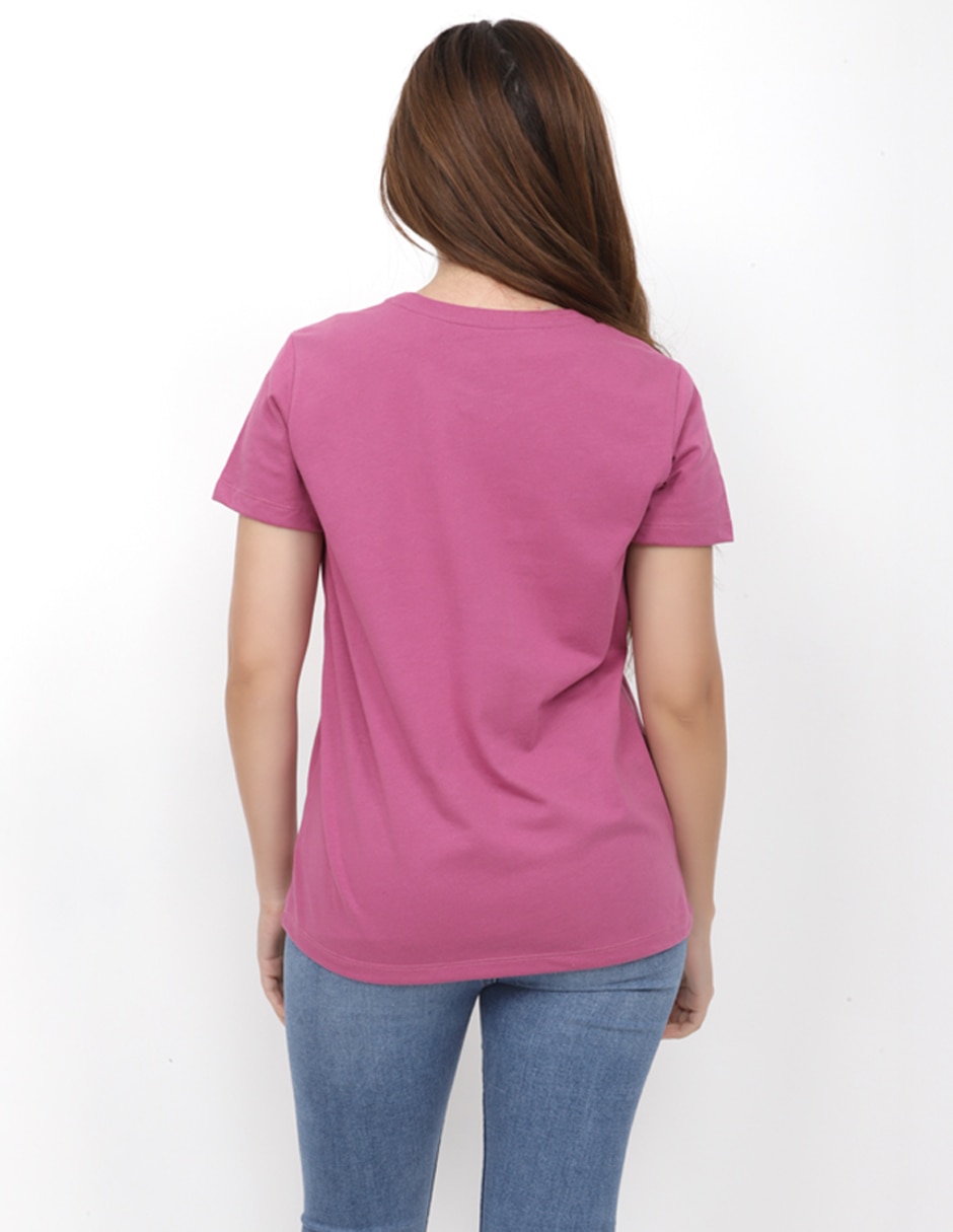 Playera manga corta Peanuts cuello redondo para mujer 3
