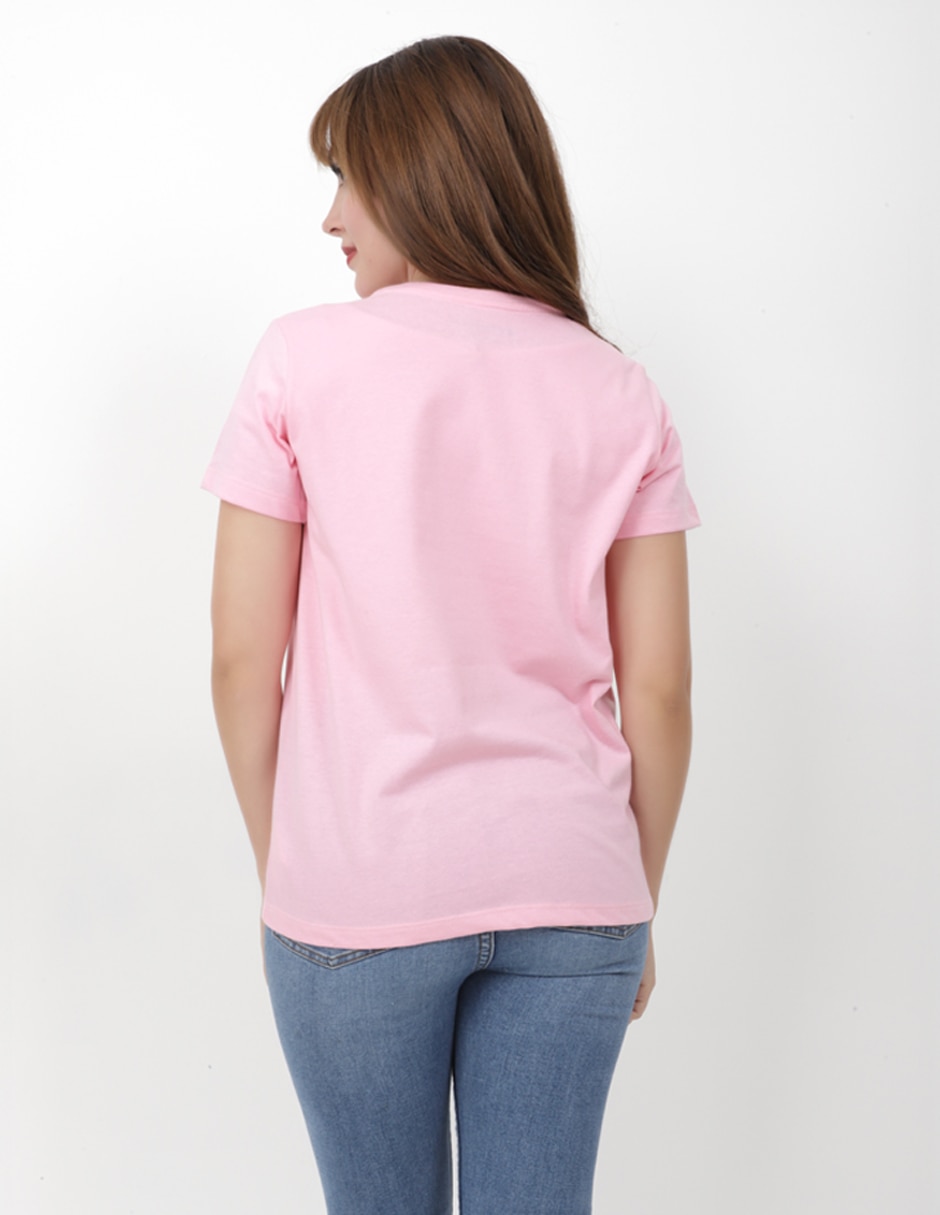 Playera manga corta Agatha cuello redondo mujer 3