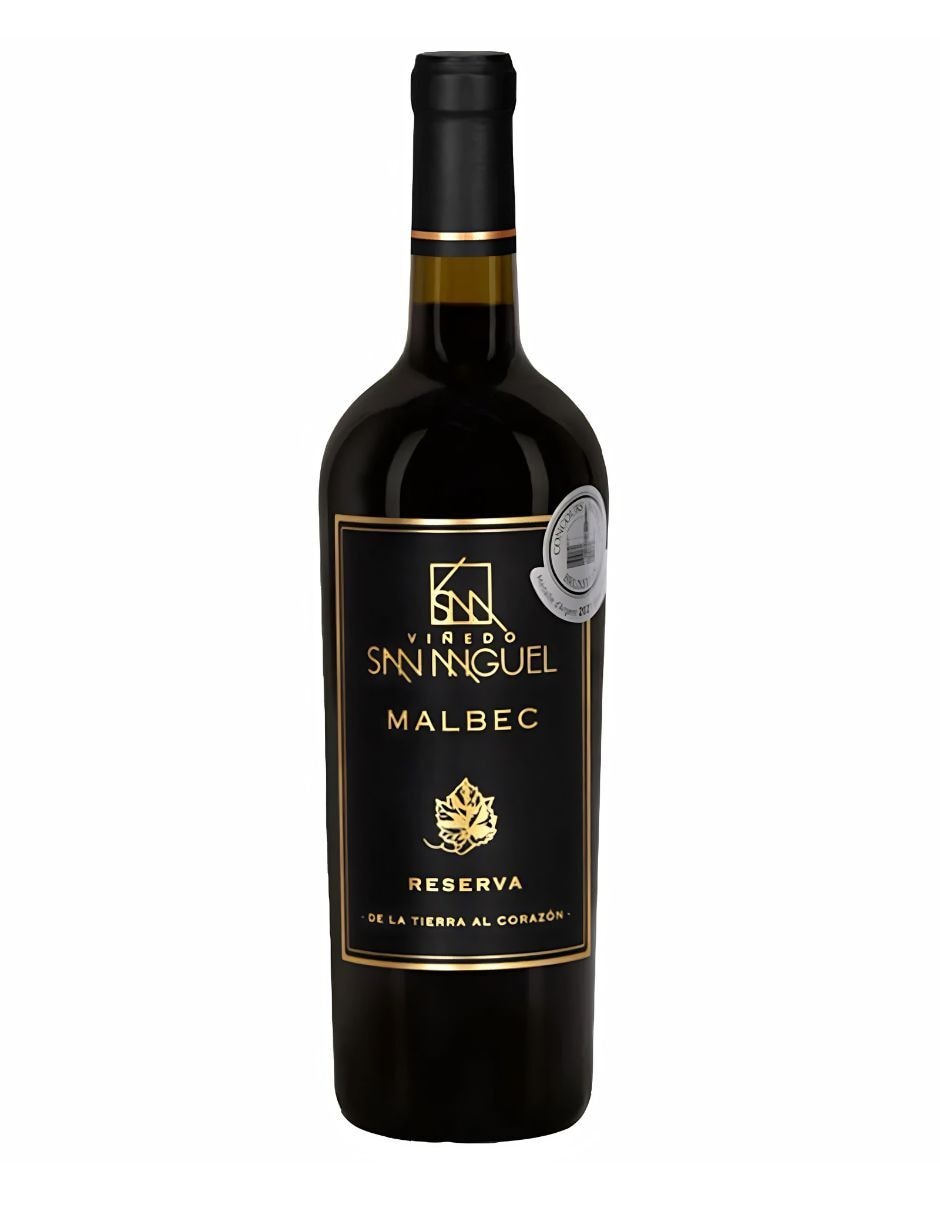 Vino tinto malbec Viñedo San miguel México 750 ml
