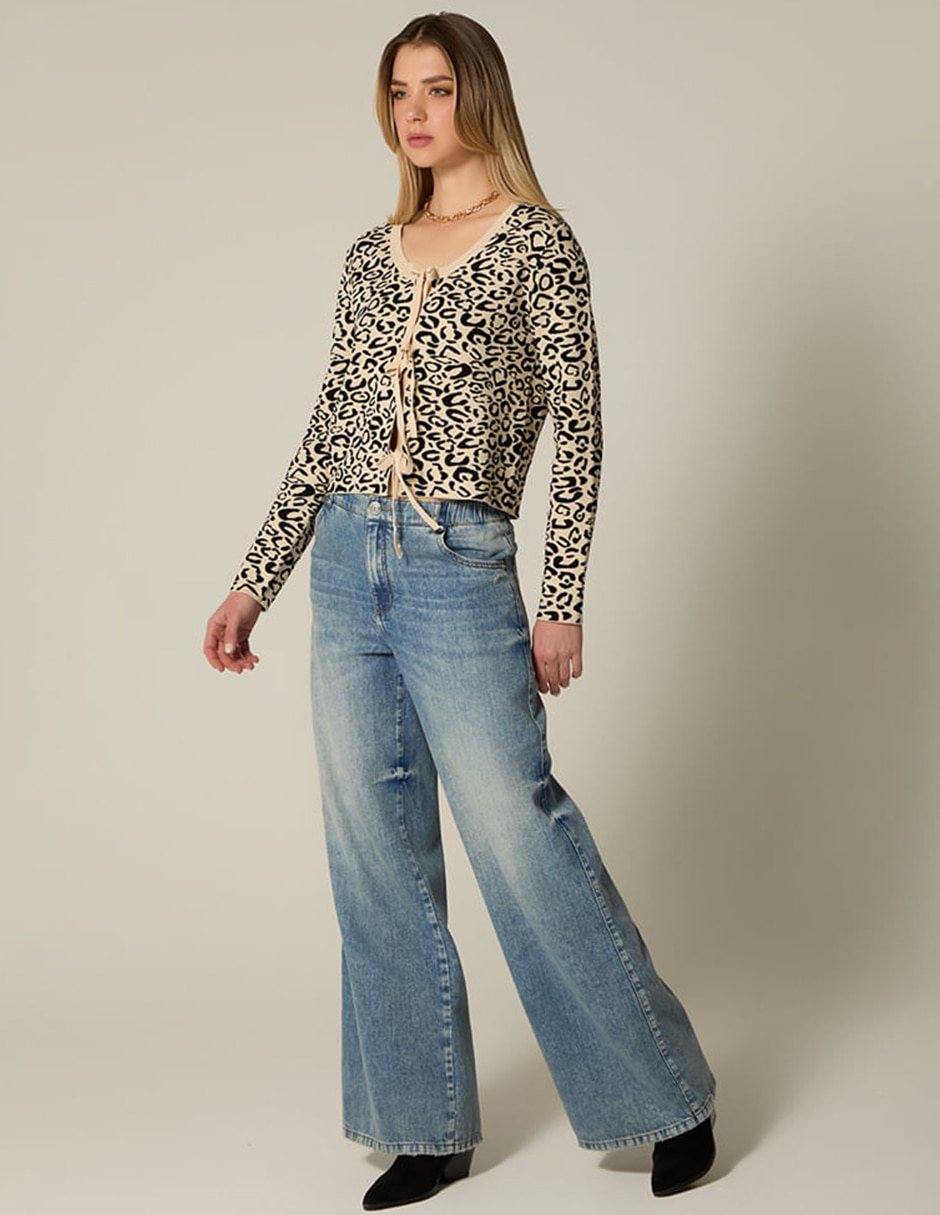 Suéter cuello redondo para mujer 3