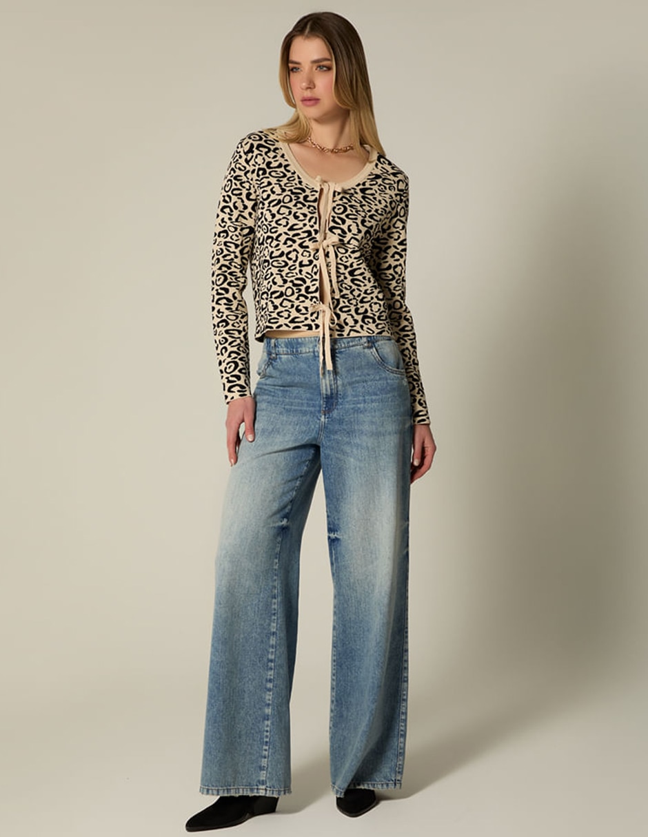 Suéter cuello redondo para mujer 6