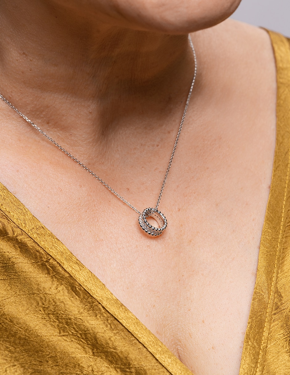 Collar con dije Gladkova Joyería de plata P 925