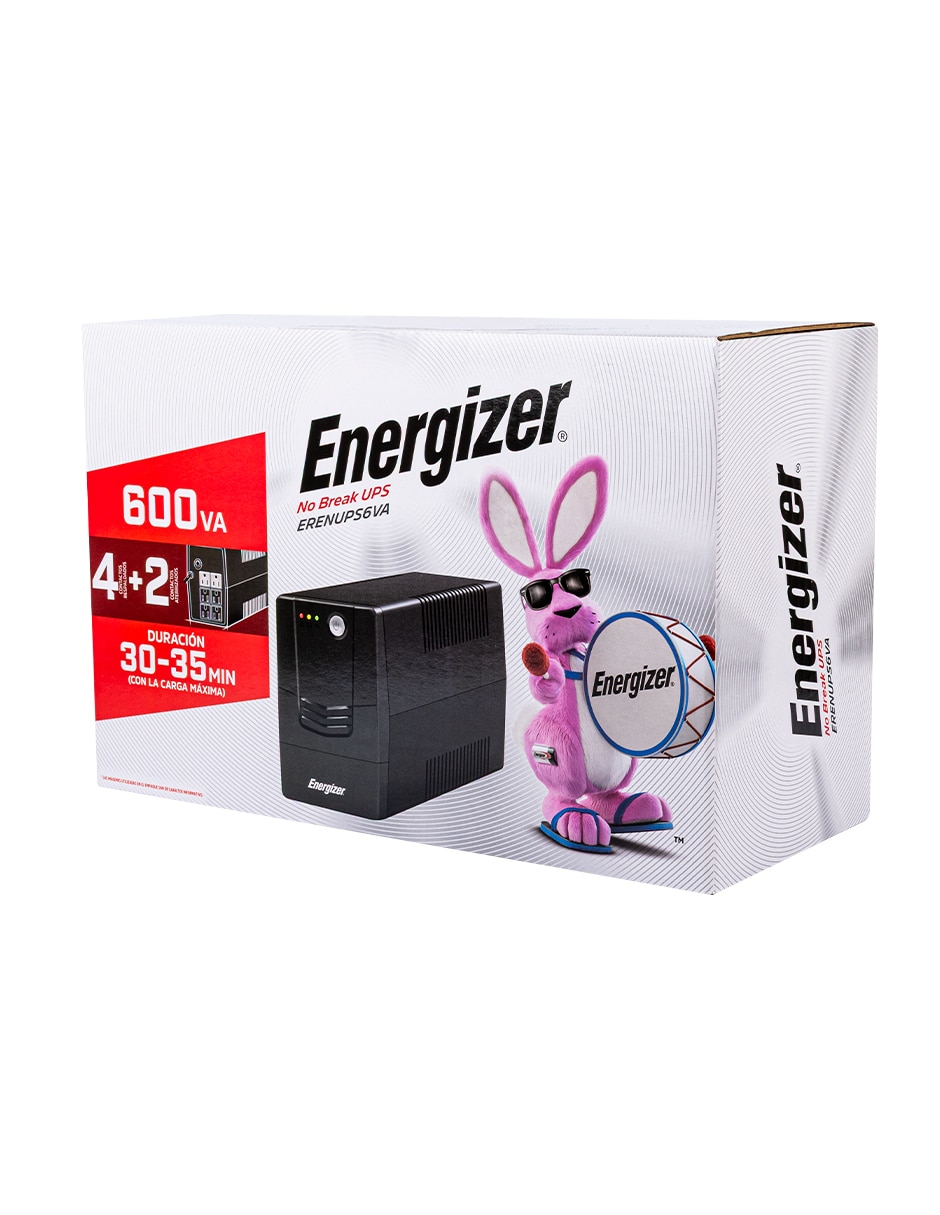 Supresor de picos Energizer ERENUPS6VA