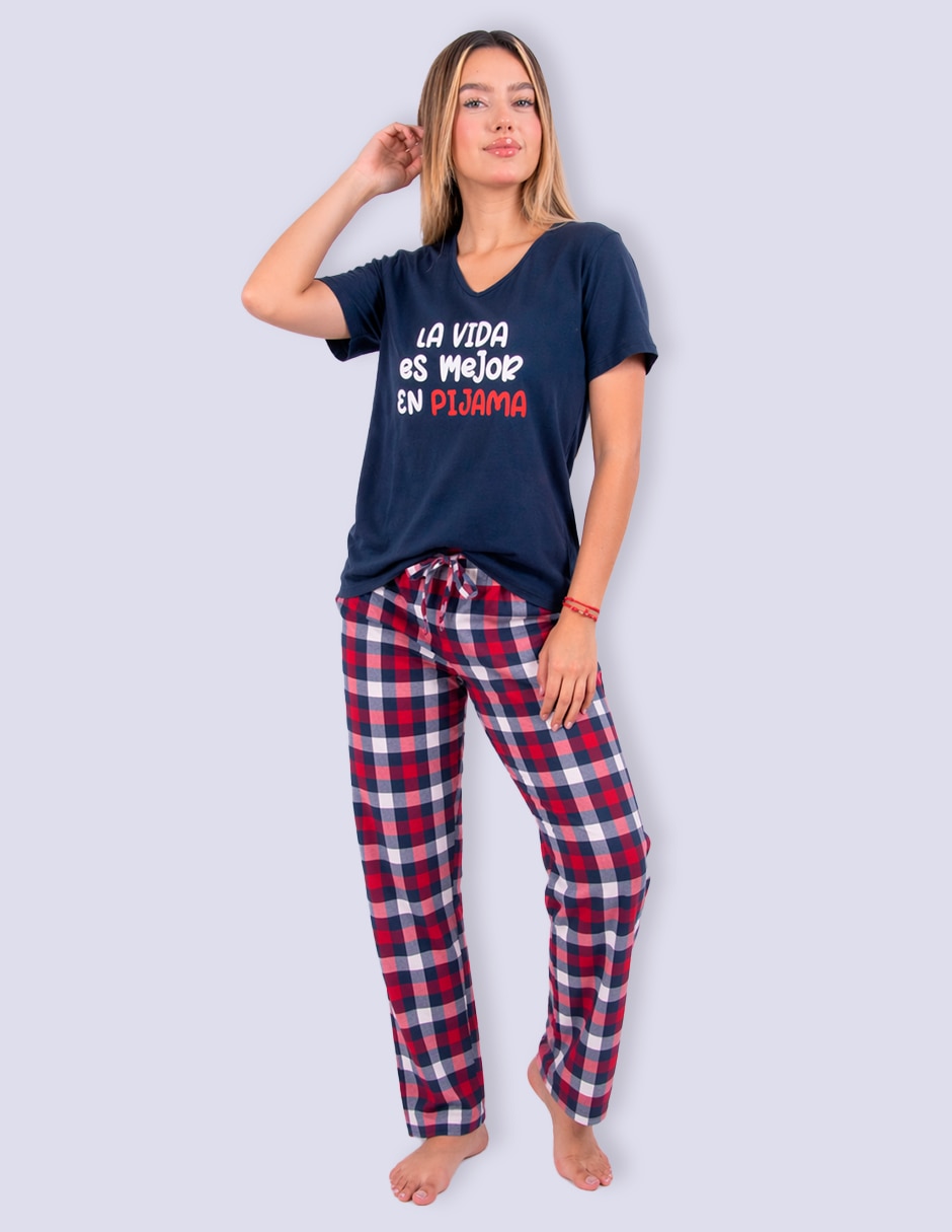 Conjunto pijama twins sin colección para mujer