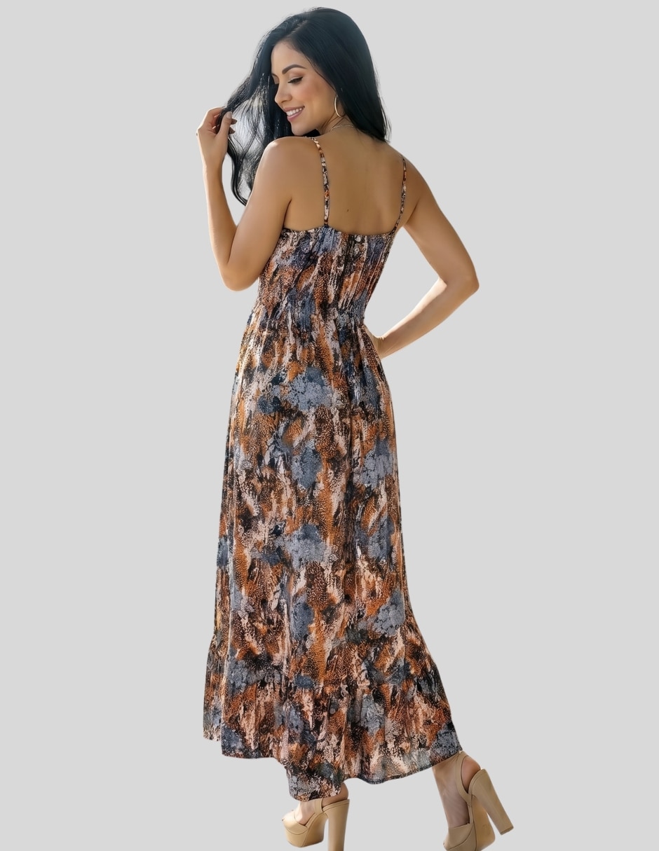 Vestido largo casual para mujer 3
