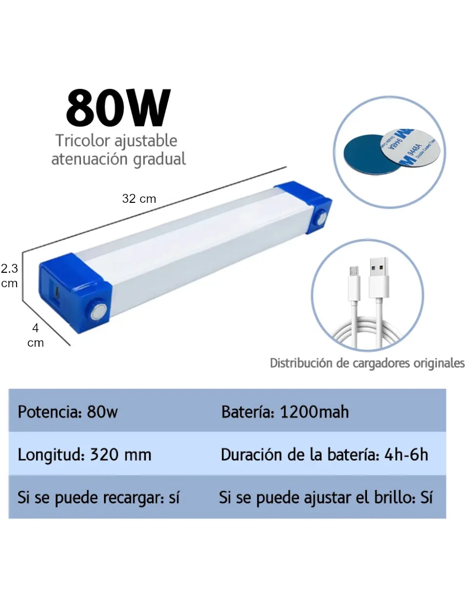 Set lámparas led 5