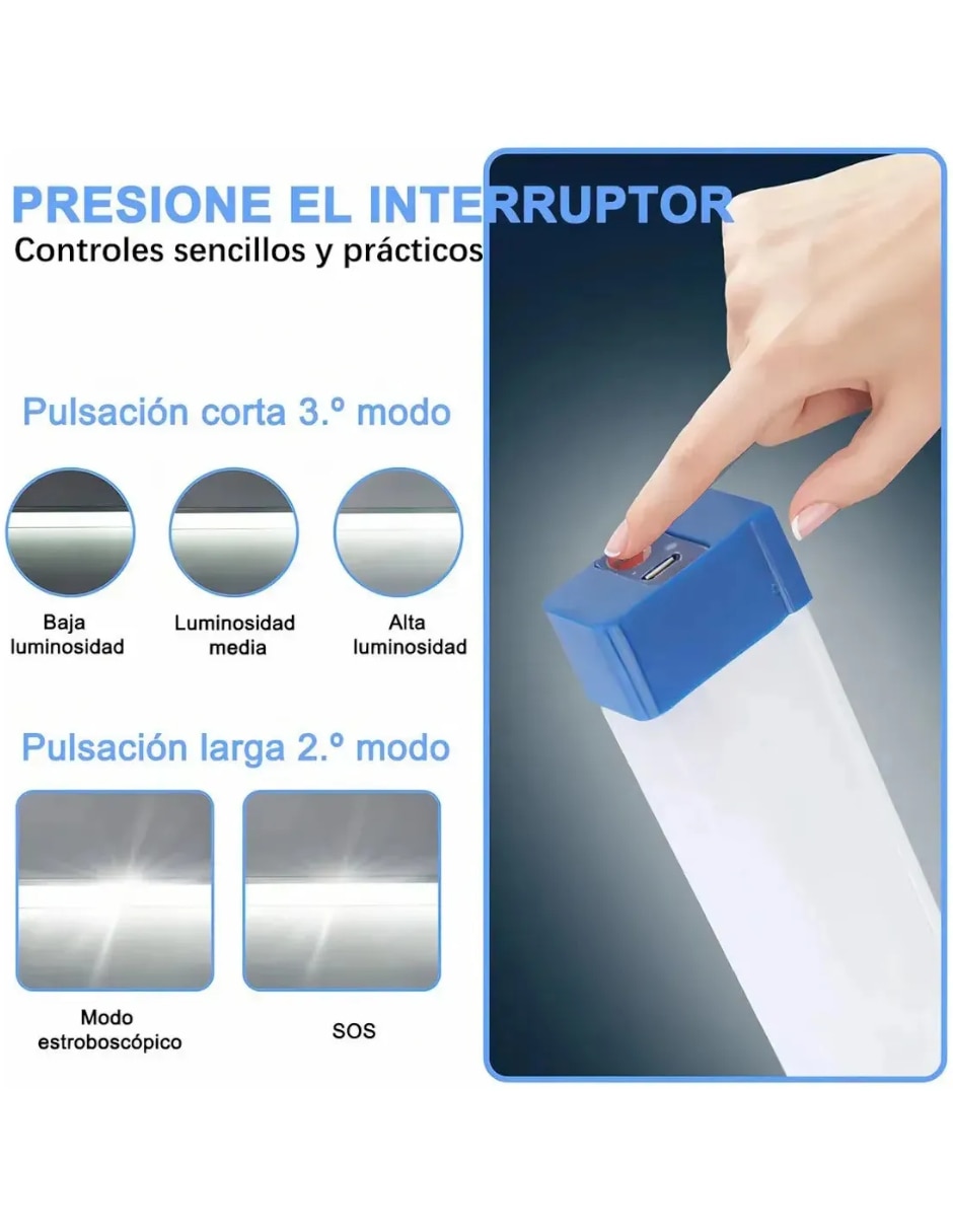 Set lámparas led 4