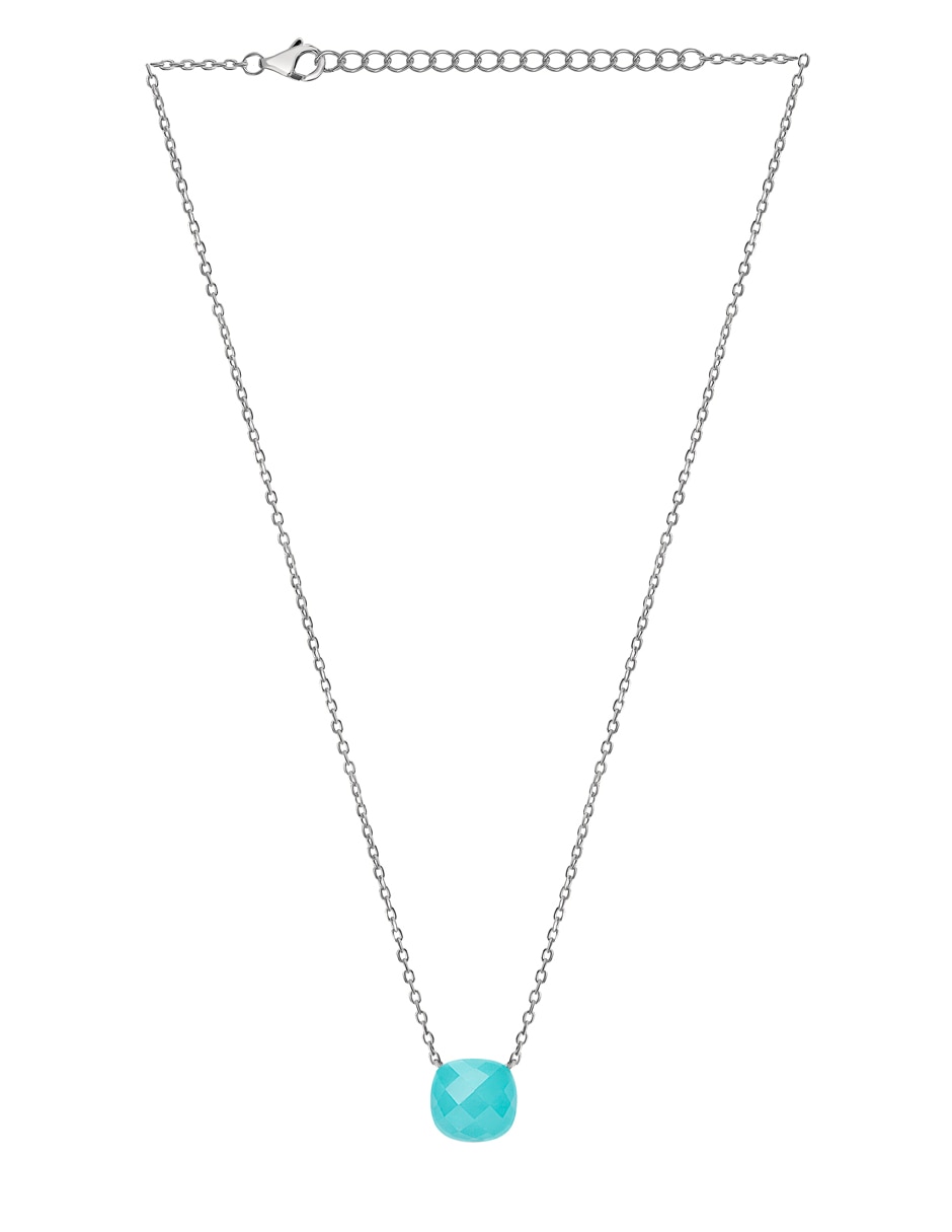 Collar con dije circular de plata P 925 2