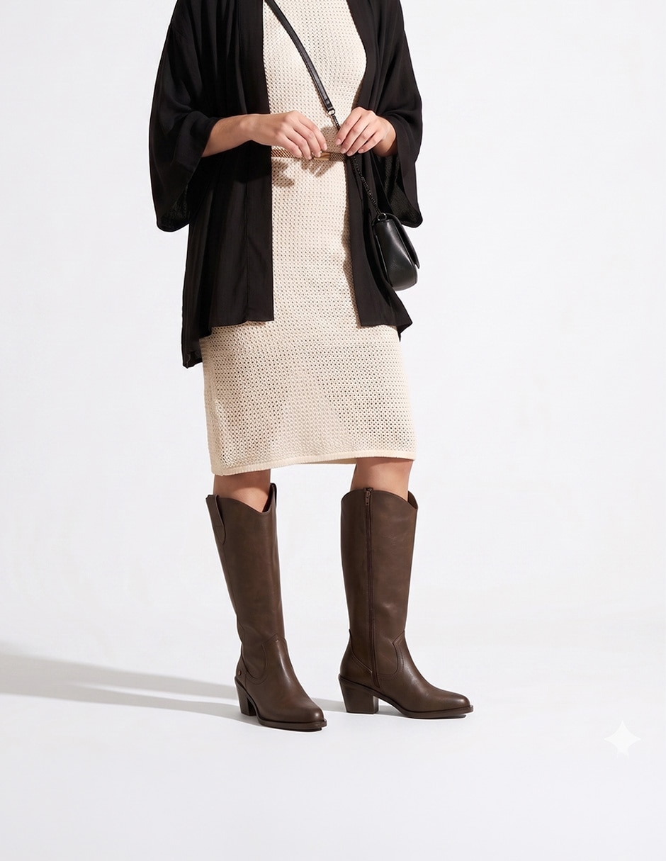 Bota abajo de la rodilla rbcollection rbvegano para mujer