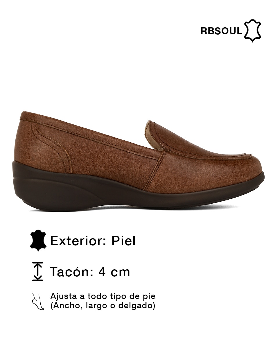 Mocasín de piel para mujer 4