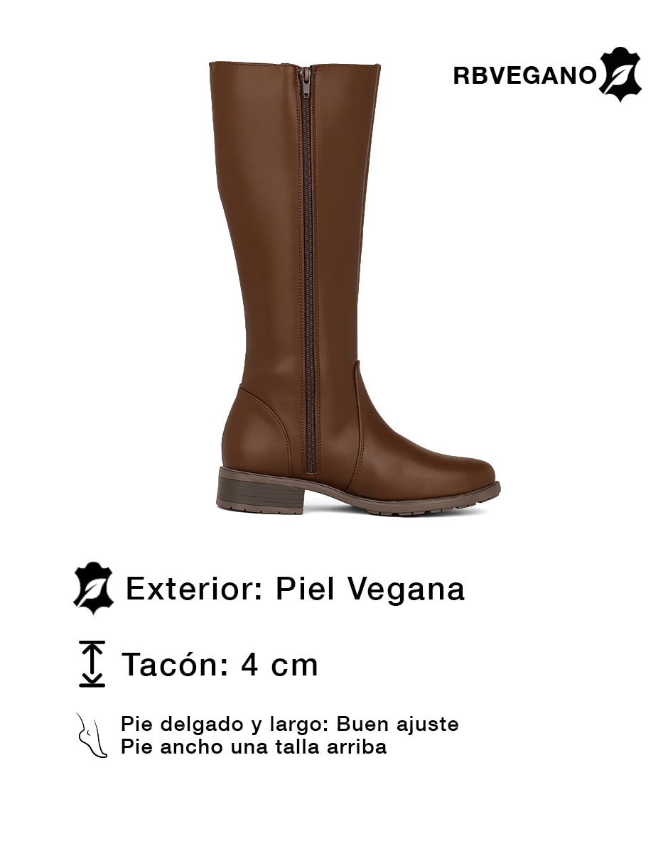Bota abajo de la rodilla rbcollection rbvegano para mujer