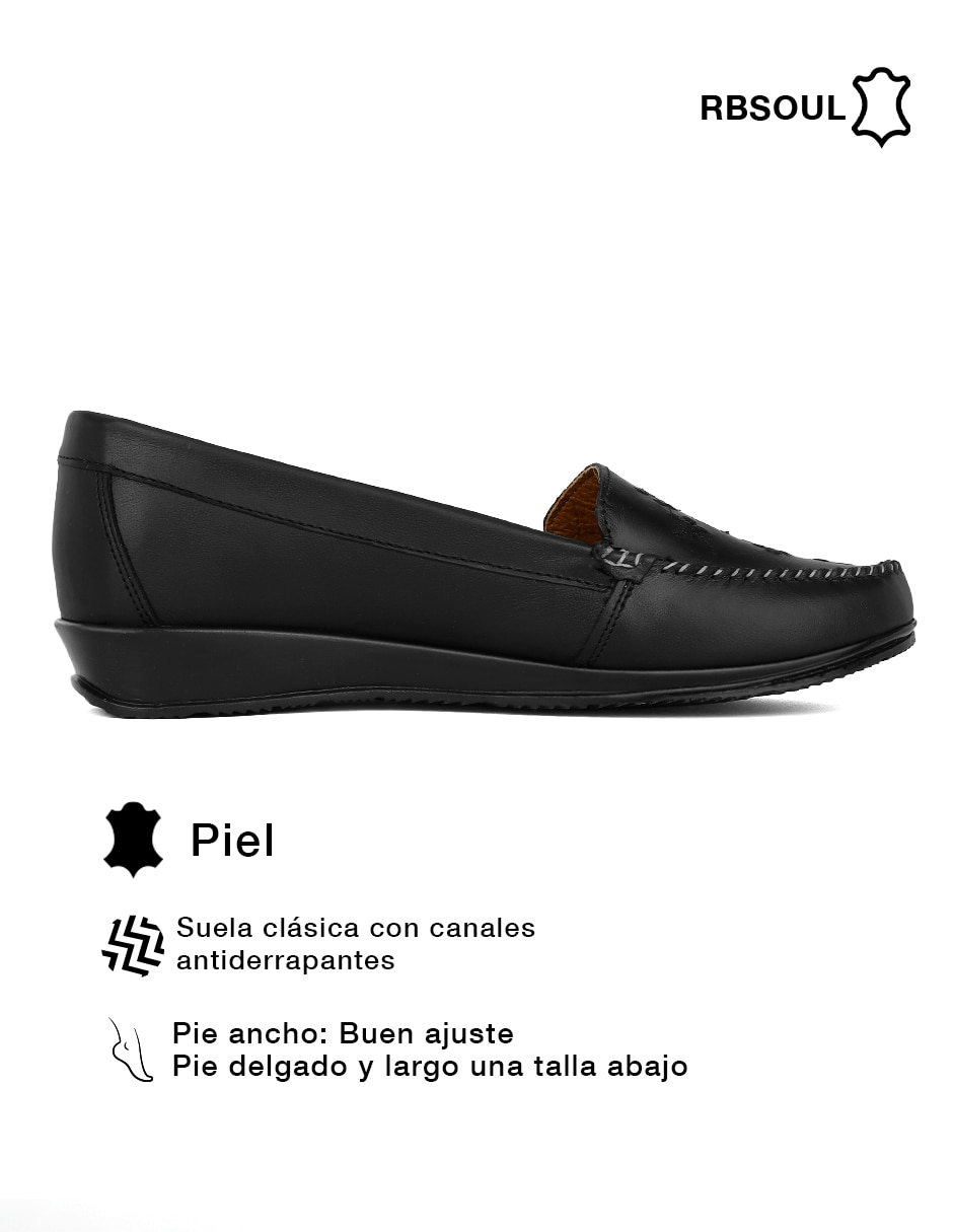 Mocasín de piel para mujer 4