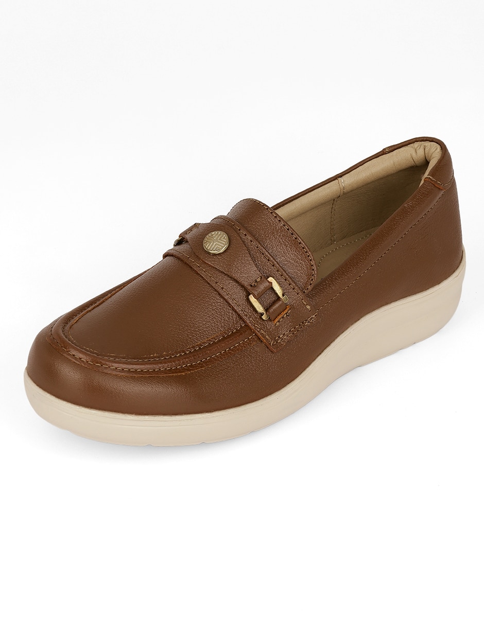 Mocasín rbcollection rbsoul de piel para mujer