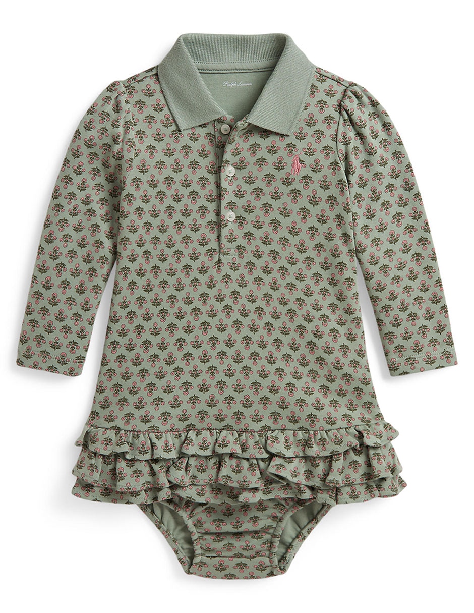 Vestido con calzón manga regular para bebé niña Vestido con calzón manga regular para bebé niña