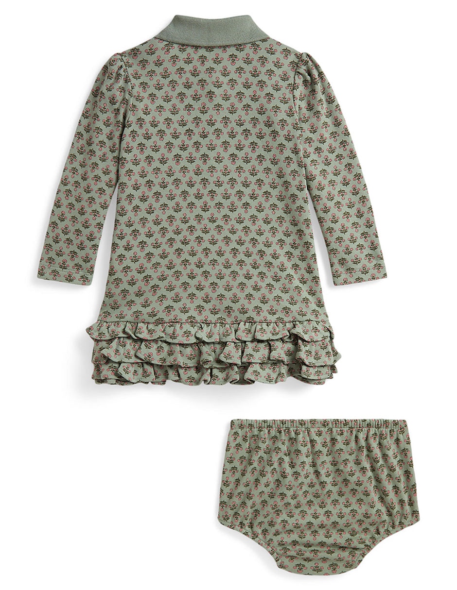 Vestido con calzón manga regular para bebé niña 2