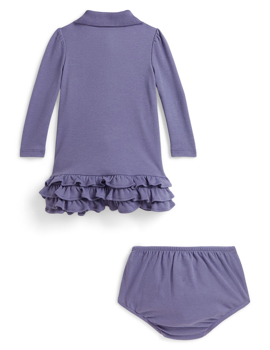 Vestido con calzón para bebé niña 2