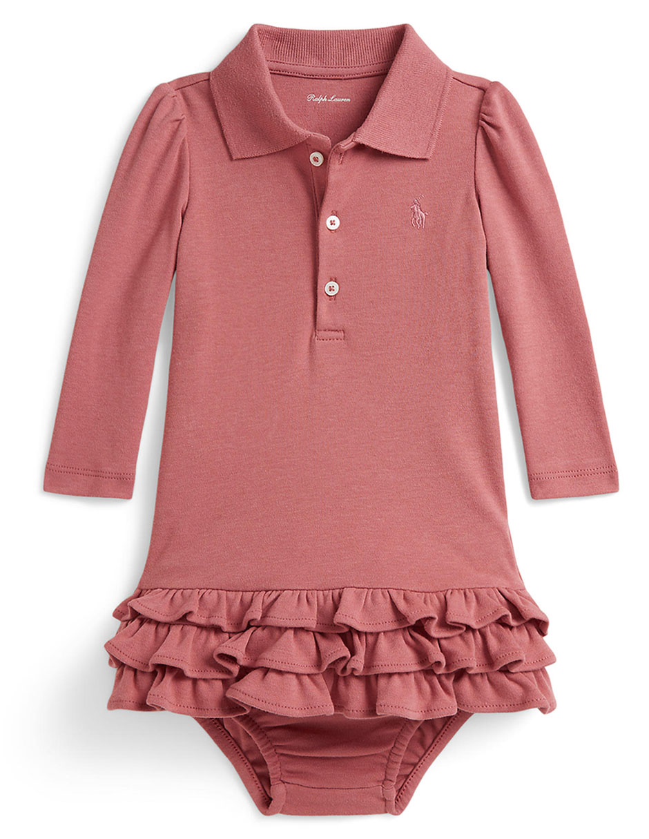 Vestido con calzón manga regular para bebé niña
