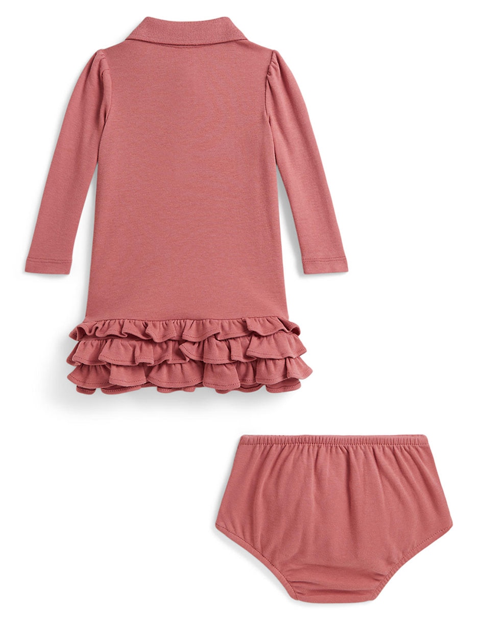 Vestido con calzón manga regular para bebé niña 2