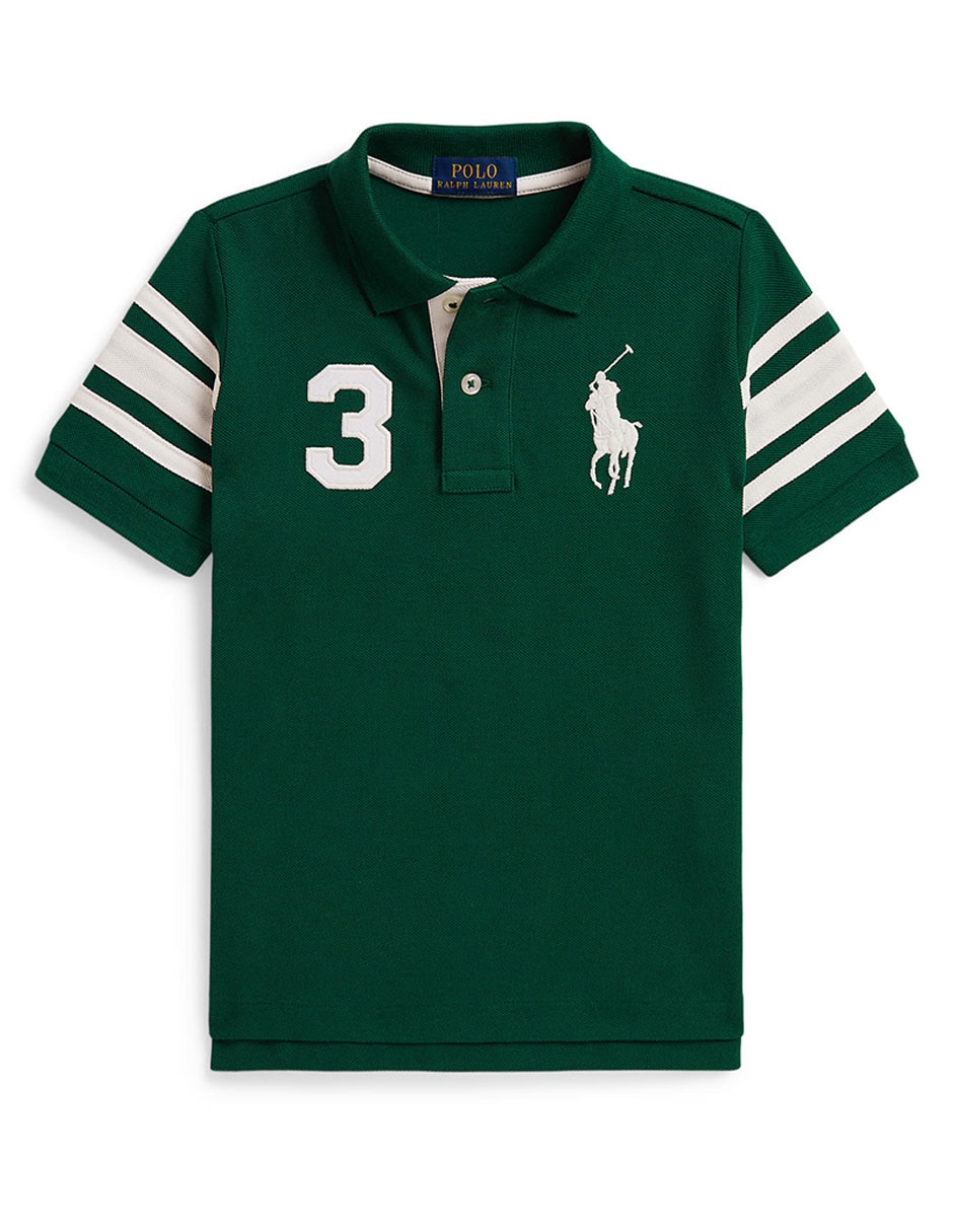 Playera tipo Polo de algodón para niño Playera tipo Polo de algodón para niño