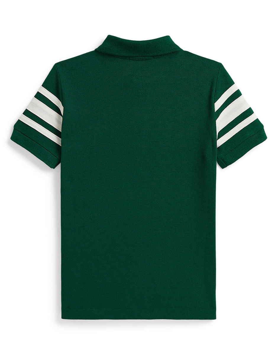 Playera tipo Polo de algodón para niño 2