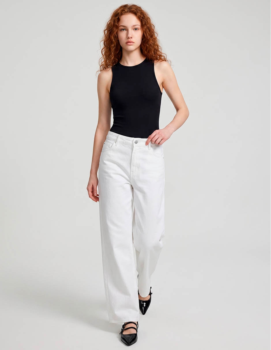 Body cuello redondo para mujer 3