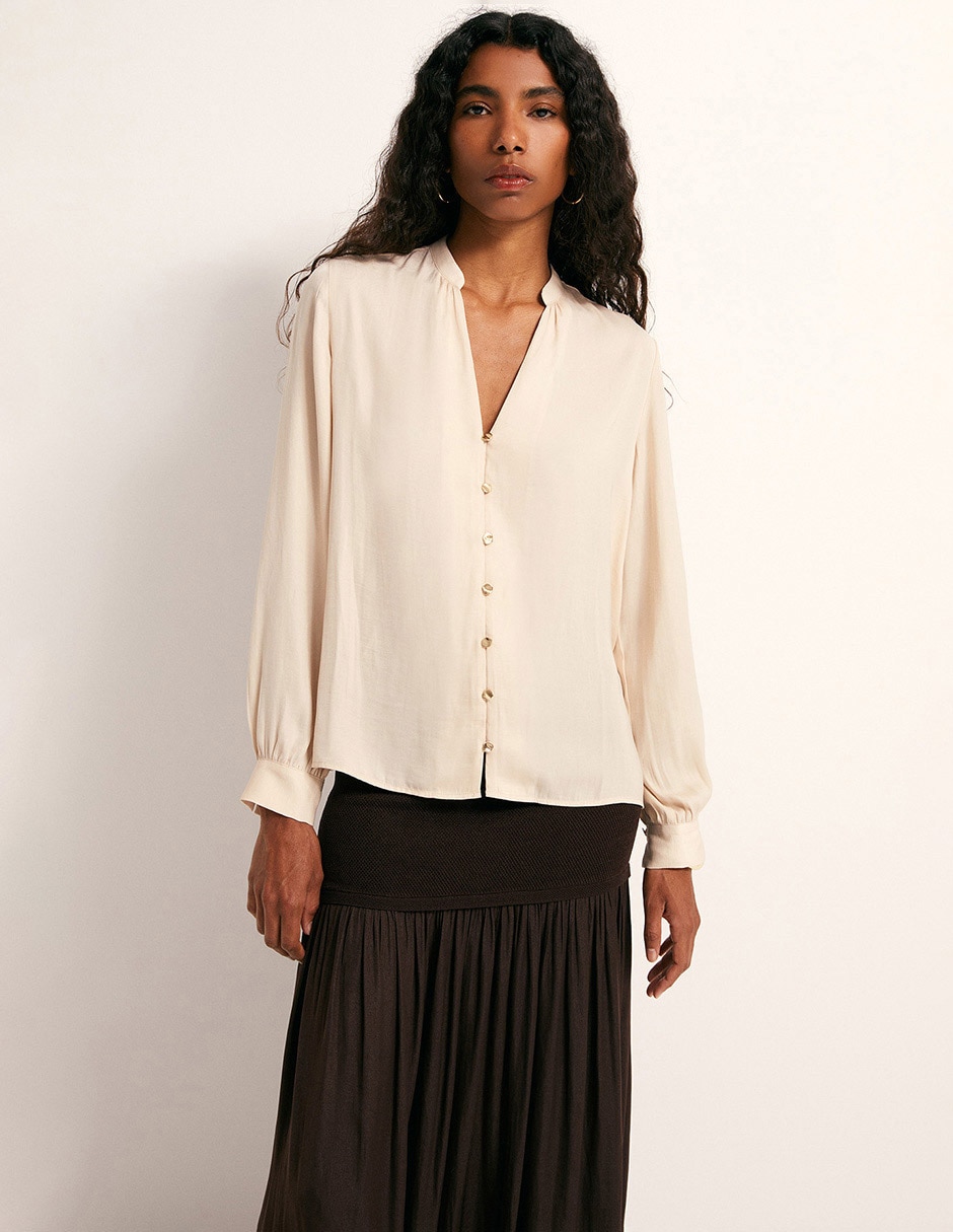 Blusa manga larga para mujer Blusa manga larga para mujer