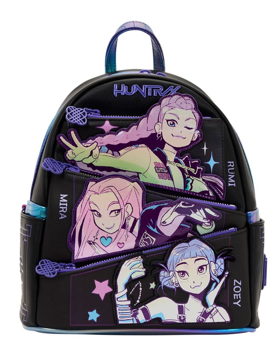 Mochila casual huntrix loungefly kpop demon hunters unisex