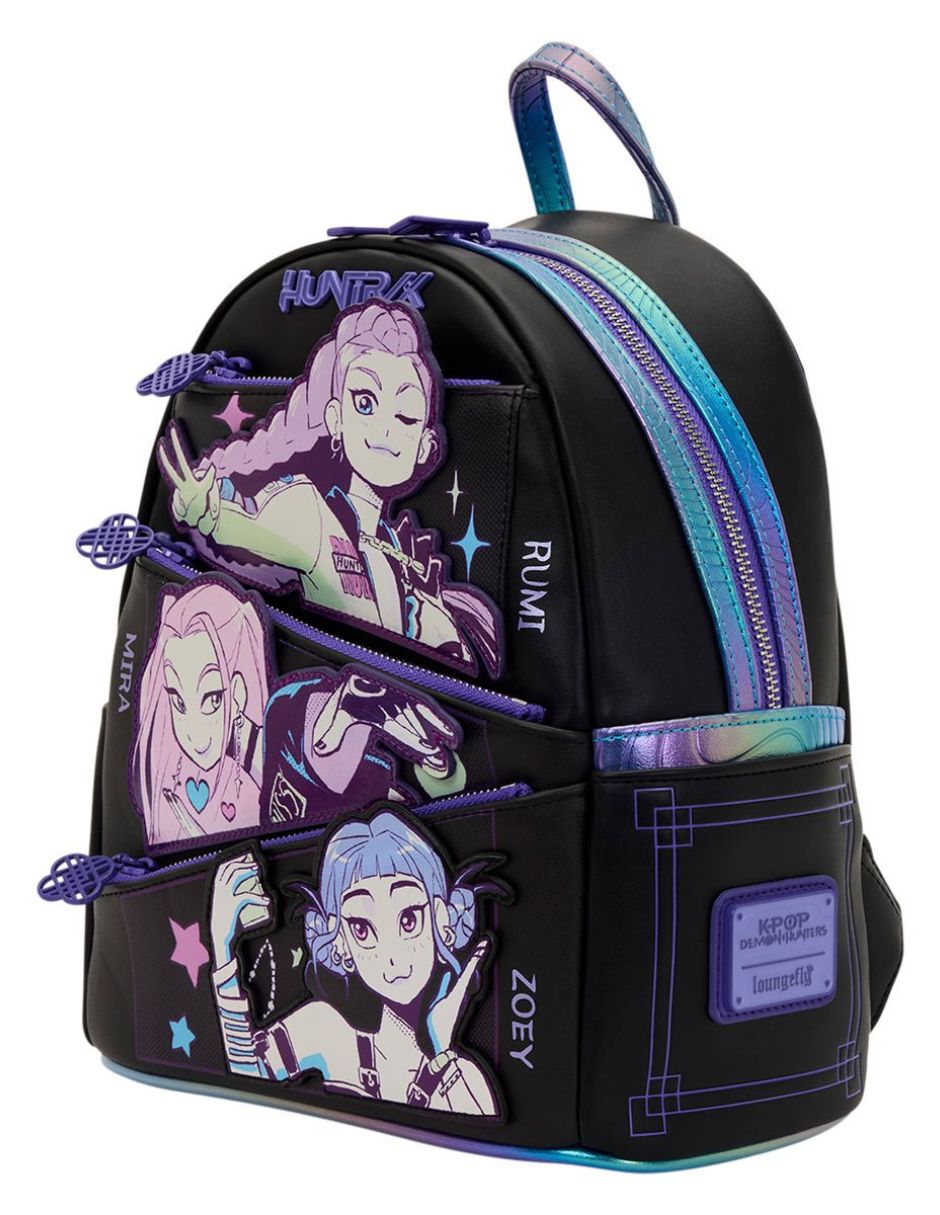 Mochila casual huntrix loungefly kpop demon hunters unisex