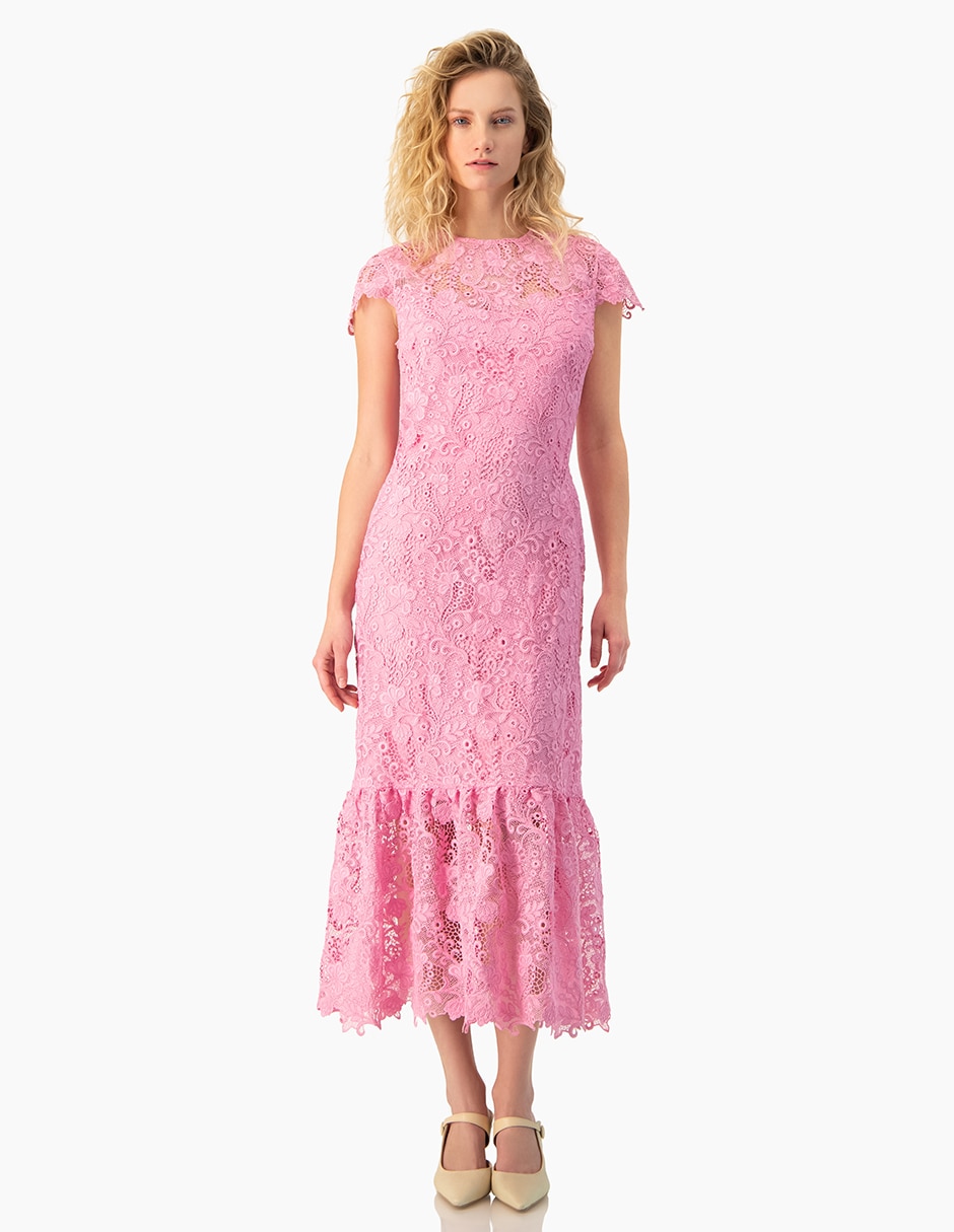 Vestido midi cocktail Ivonne Couture para mujer