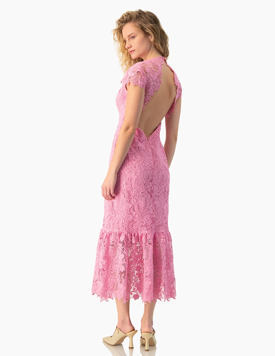Vestido midi cocktail Ivonne Couture para mujer