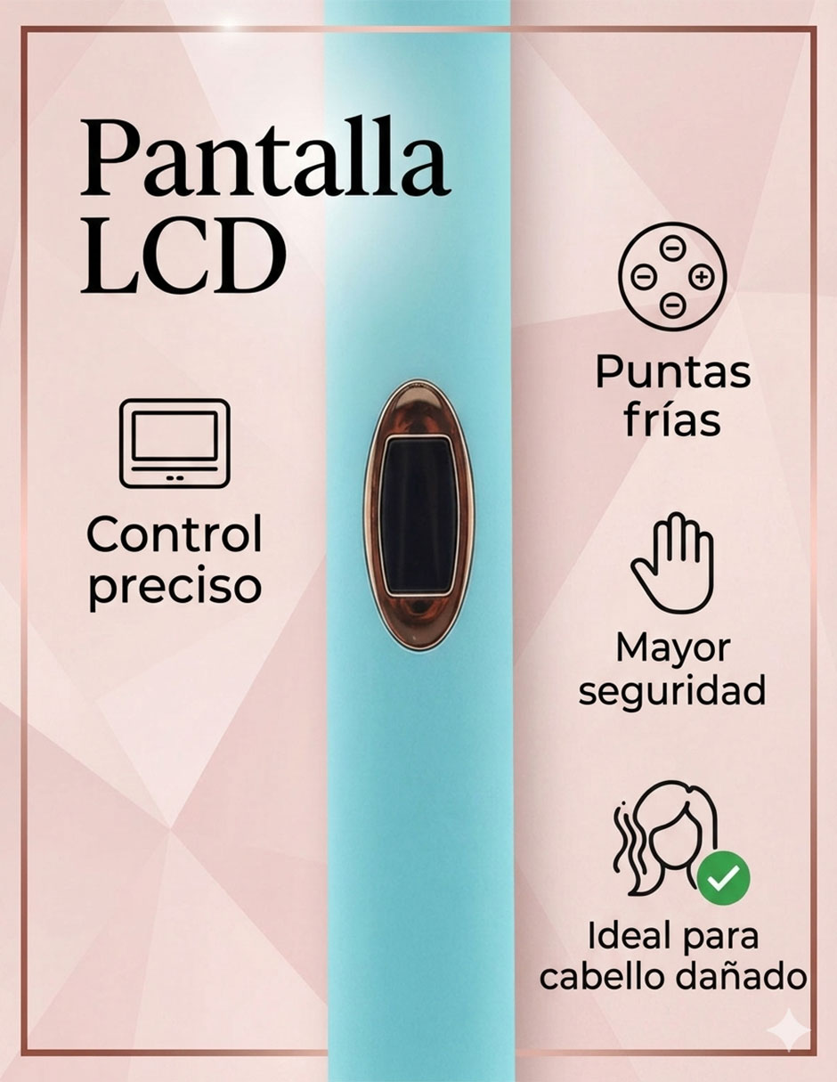 Alaciadora Karma Beauty Ultrasonic placas de titanio