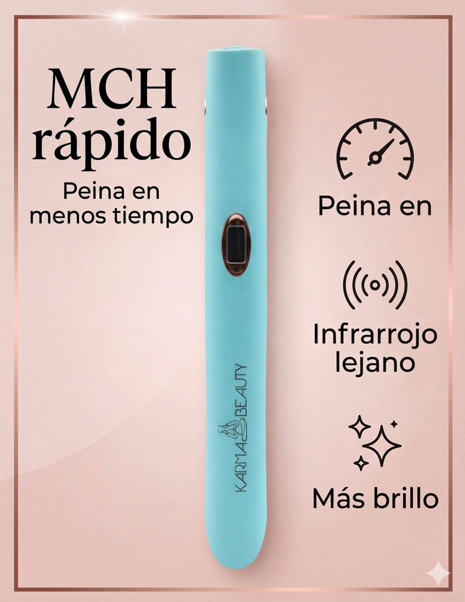 Alaciadora Karma Beauty Ultrasonic placas de titanio