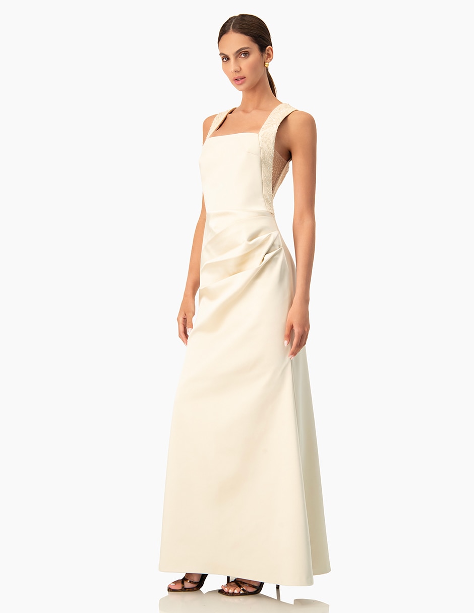 Vestido largo formal para mujer 3