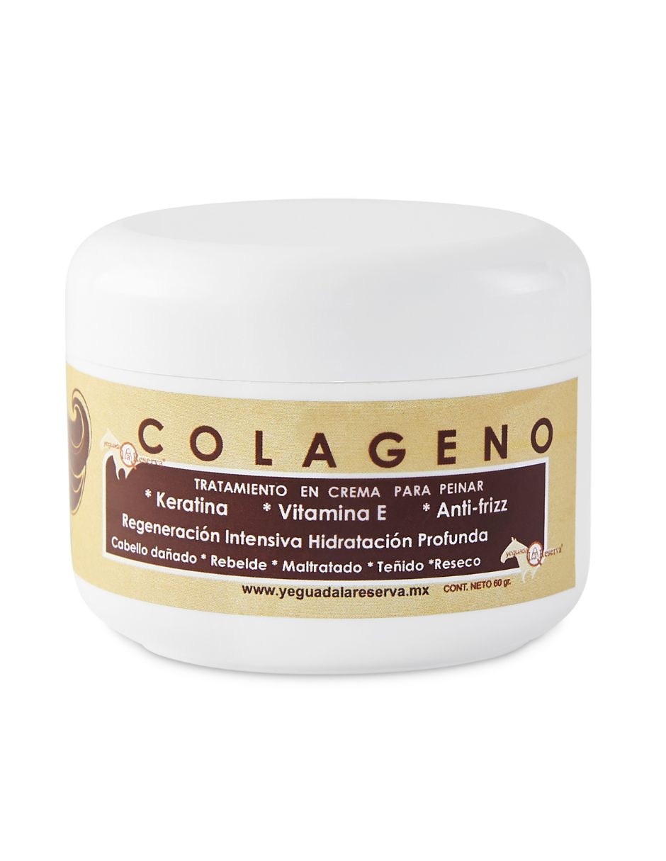 Crema para peinar todo tipo de cabello colágeno para antifrizz