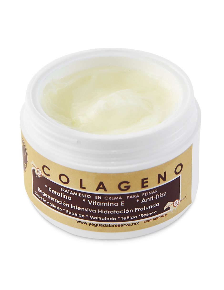 Crema para peinar todo tipo de cabello colágeno Yeguada la reserva para antifrizz