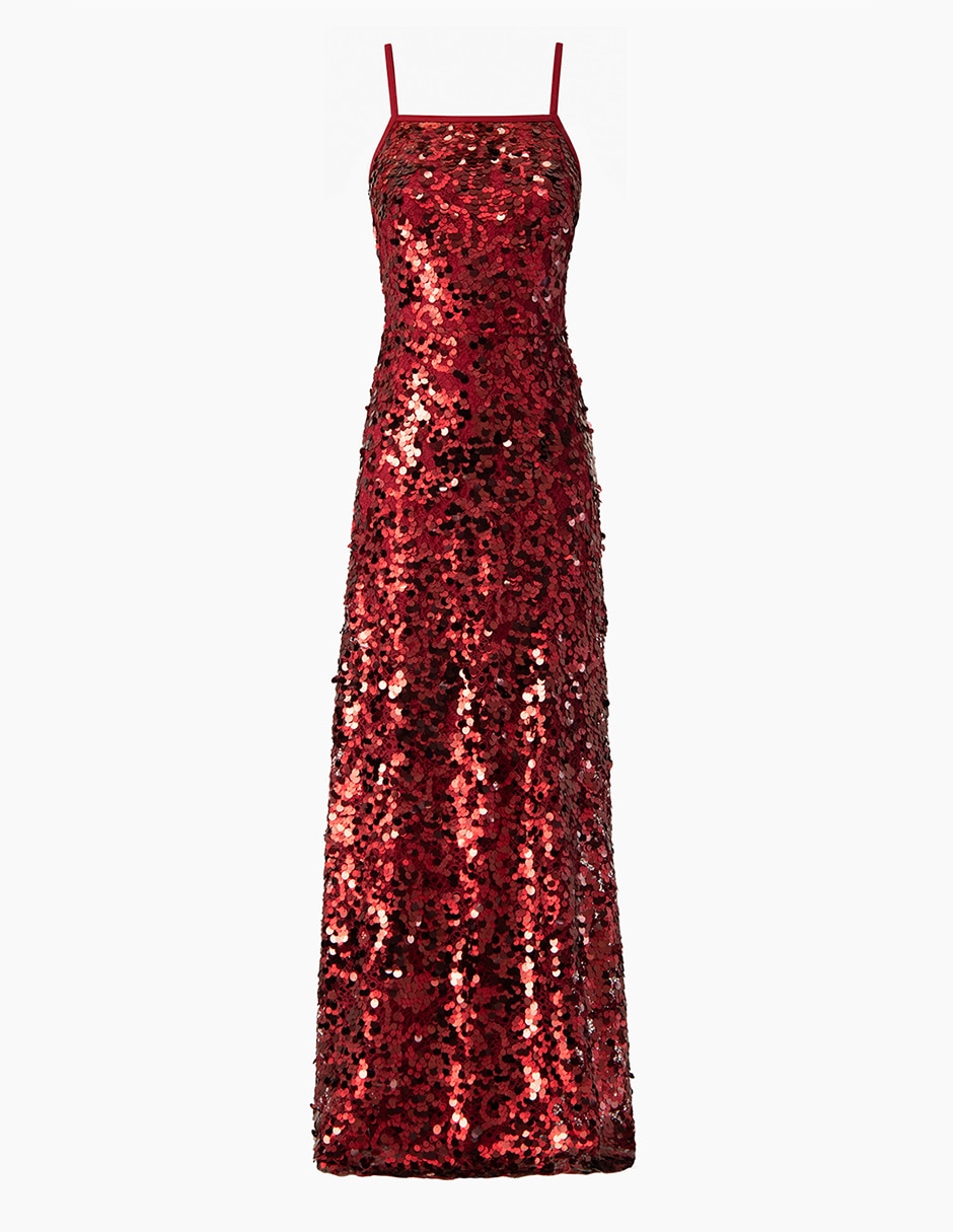Vestido largo de fiesta Ivonne Couture escote regular