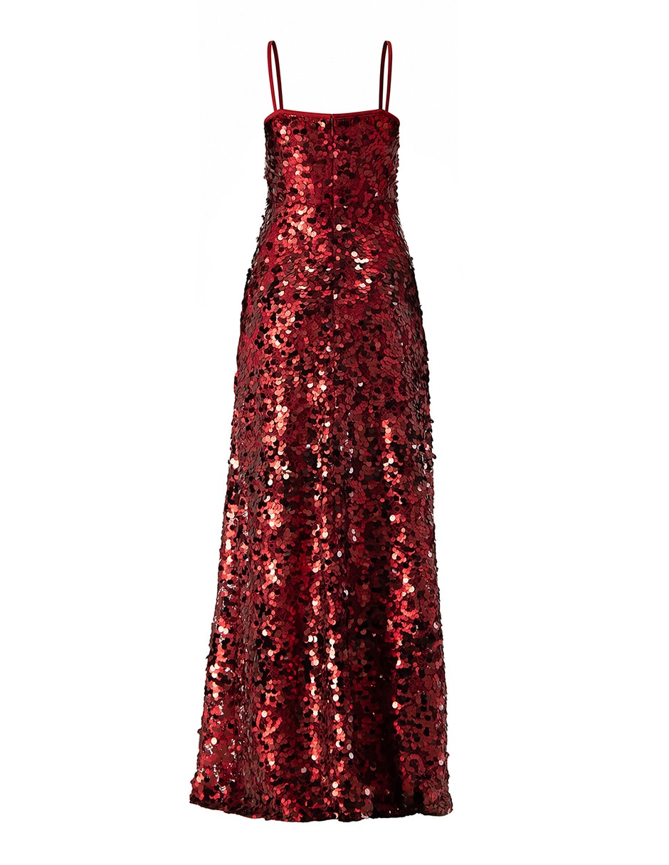 Vestido largo de fiesta Ivonne Couture escote regular