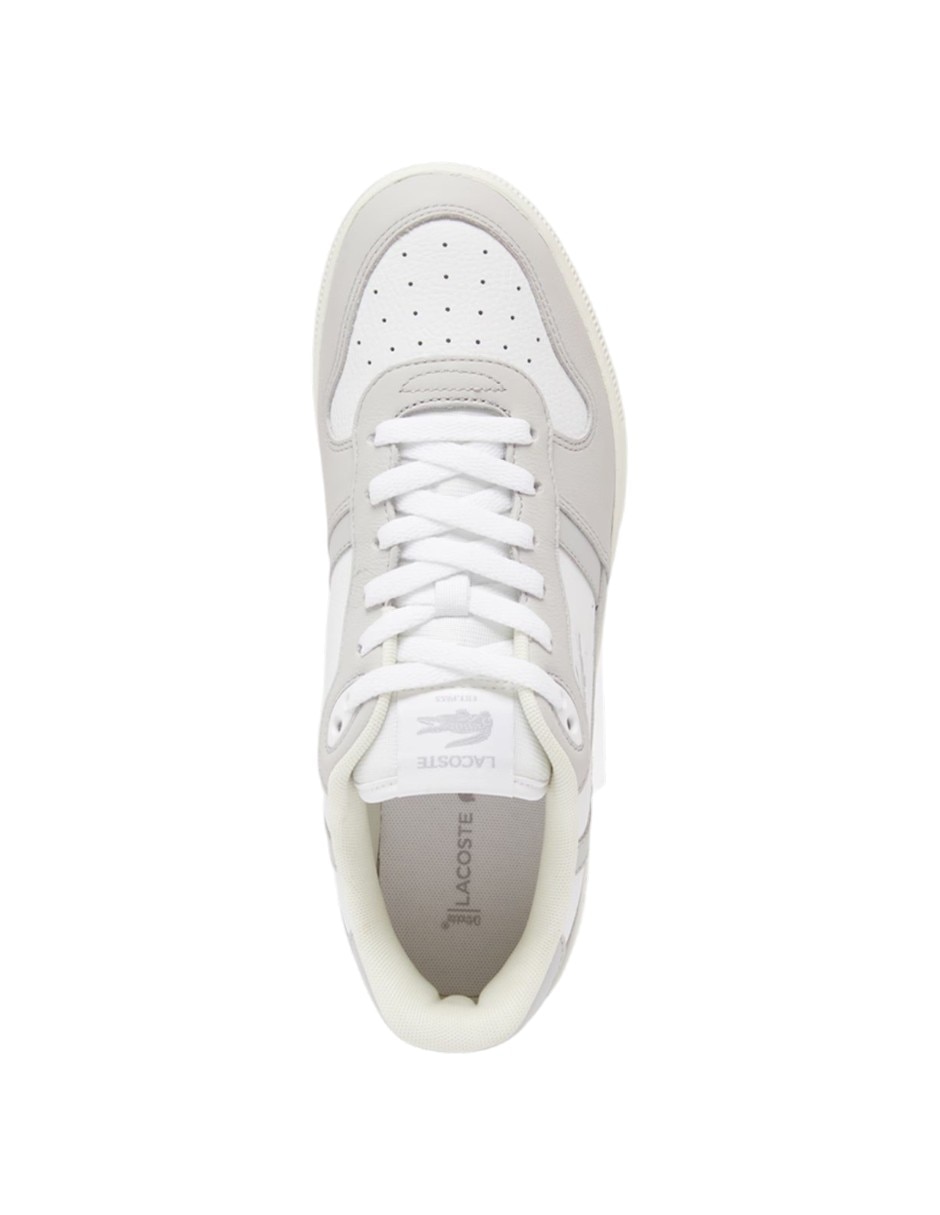 Tenis de piel lacoste t-clip para hombre