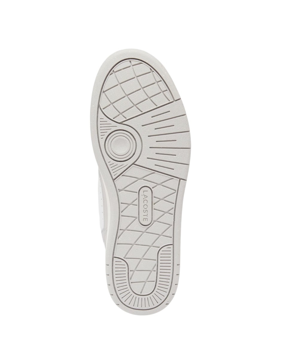 Tenis de piel lacoste t-clip para hombre