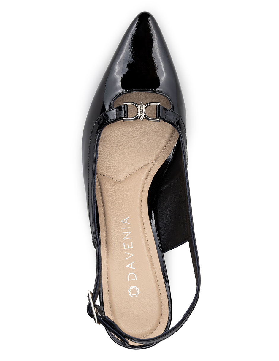 Zapatilla charol piel davenia zapatillas davenia