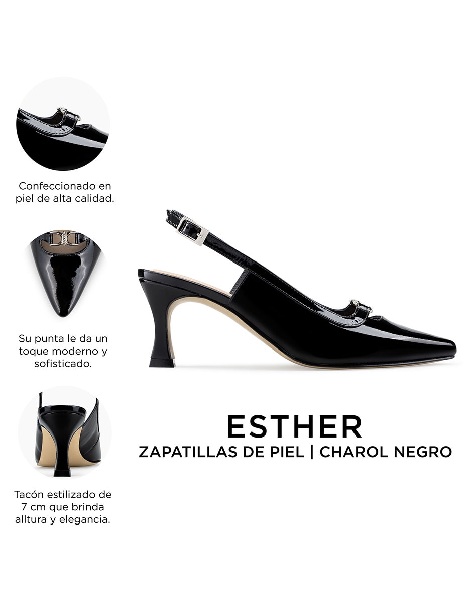 Zapatilla charol piel davenia zapatillas davenia