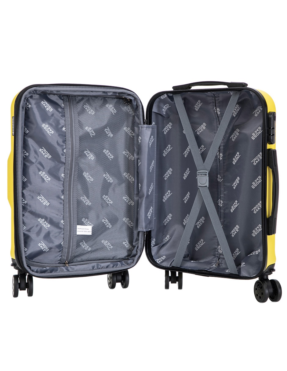 Maleta con ruedas carry on ross and saks maleta de viaje