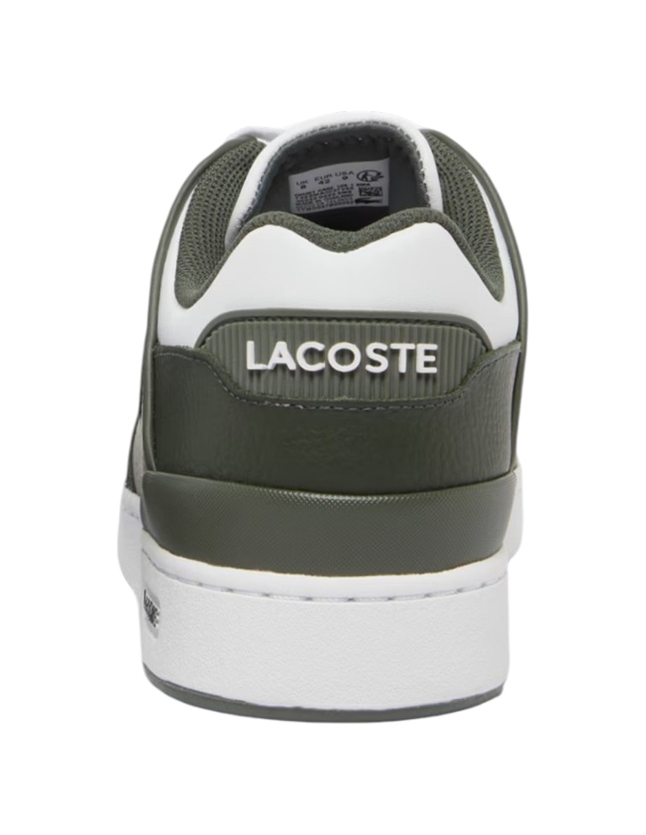 Tenis de piel lacoste court cage para hombre