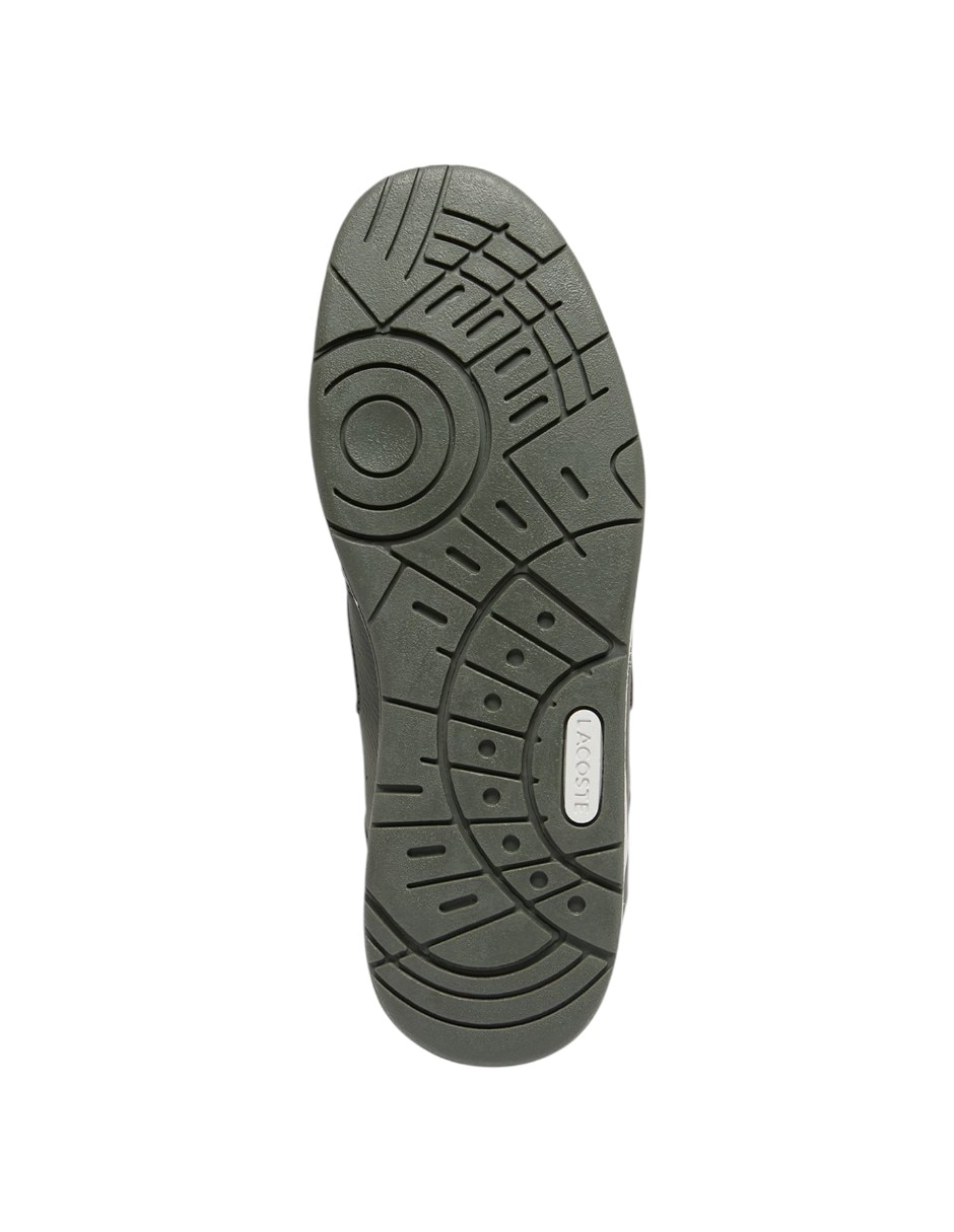 Tenis de piel lacoste court cage para hombre