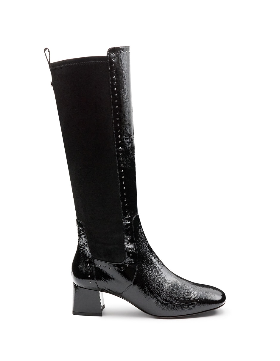 Bota abajo de la rodilla jean pierre de piel para mujer