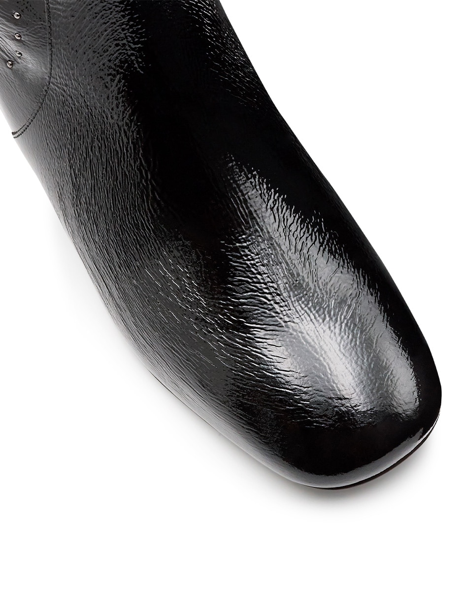 Bota abajo de la rodilla jean pierre de piel para mujer