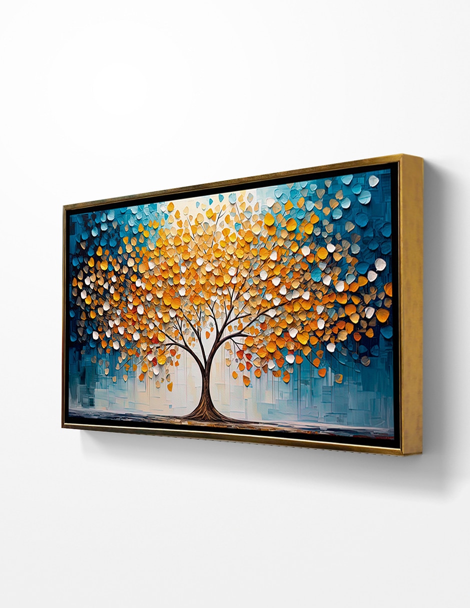 Cuadro Árbol real técnica impresión Ideas Creativas In Canvas Textura premium