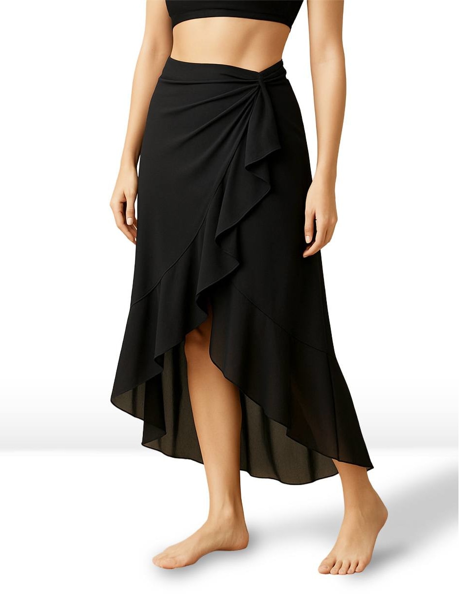 Salida de playa falda Twist Side para mujer
